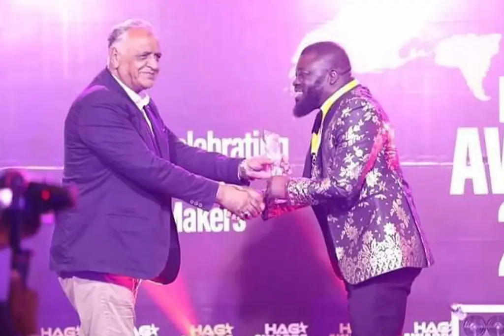 CEO OF JUSBAN FOUNDATION WINS HUMANITARIAN AWARD OF THE YEAR, 2023